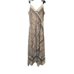 BCBGMaxAzria Fully Lined Asymmetrical Peasant Dress